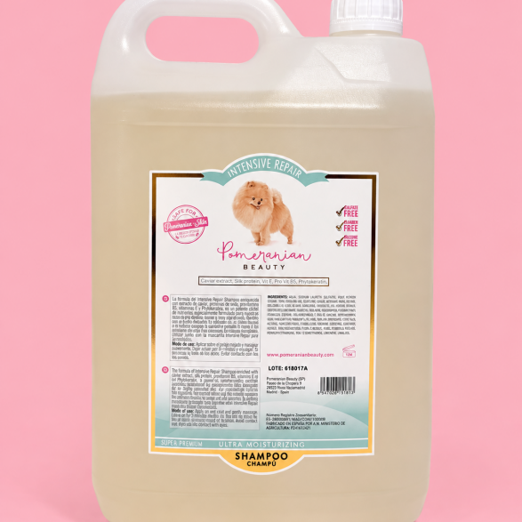 Intensive Repair Moisturizing Shampoo for Pomeranians, 5 Liters